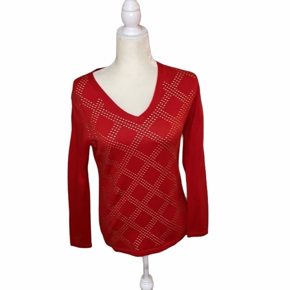 Tommy Hilfiger v neck long sleeve Shirt
